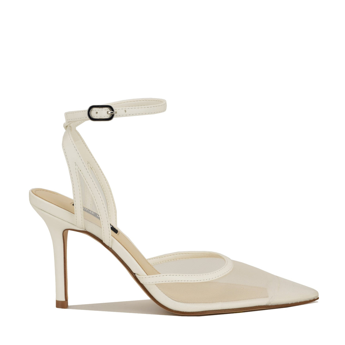 Gullia Mesh Ankle Strap Pumps