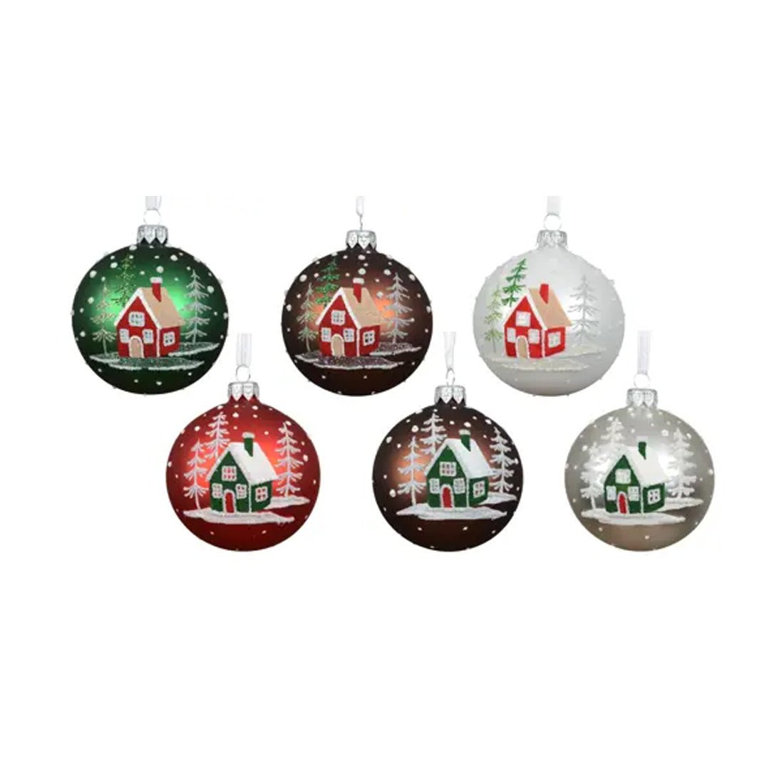 Red Green House Ball Ornament
