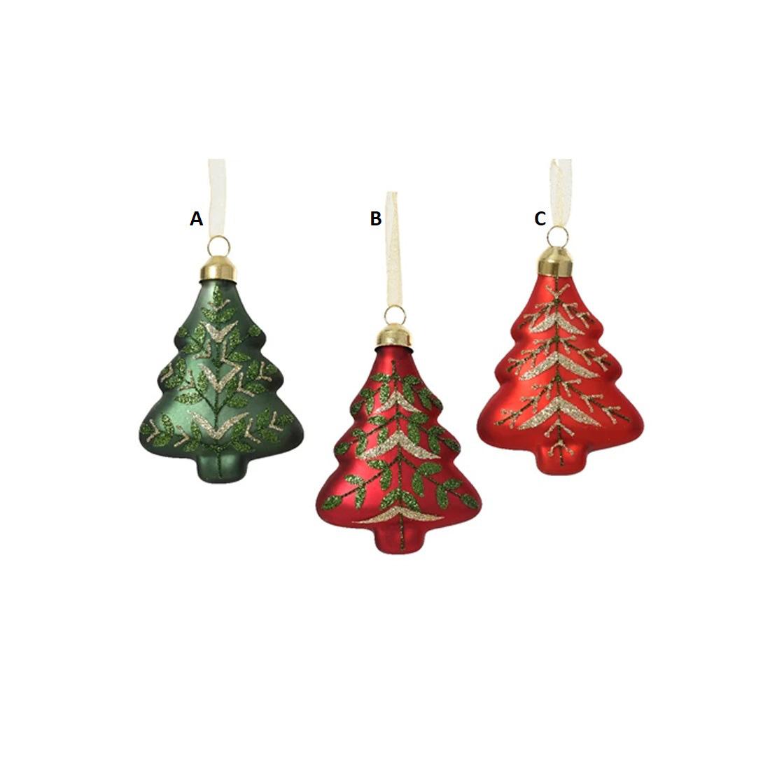 Glass Tree Ornament