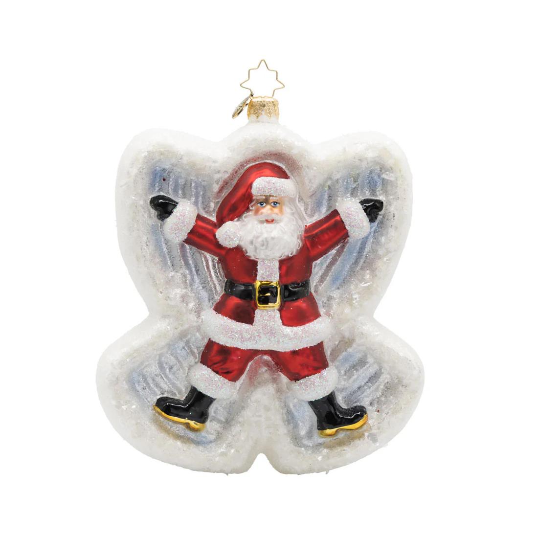 2025 Snow Angel Santa Ornament
