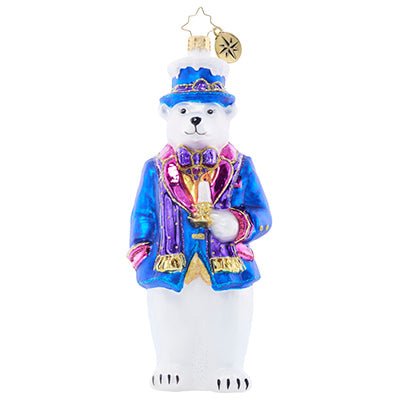 Christopher Radko Dapper Bear Ornament