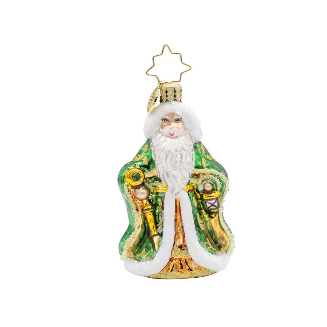 Emerald Isle Kris Kringle Gem Ornament