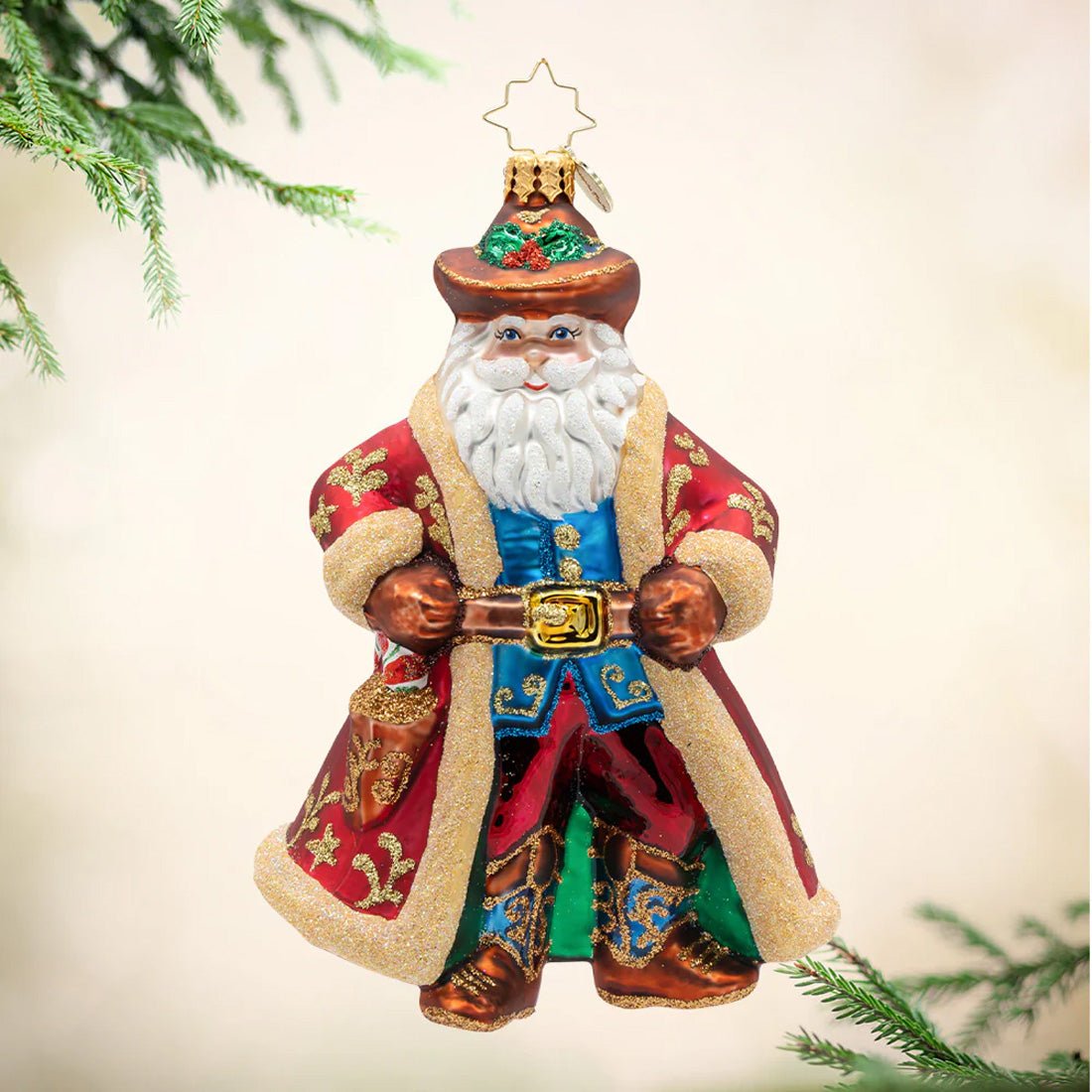 2026 Jingle Spurs Santa Ornament