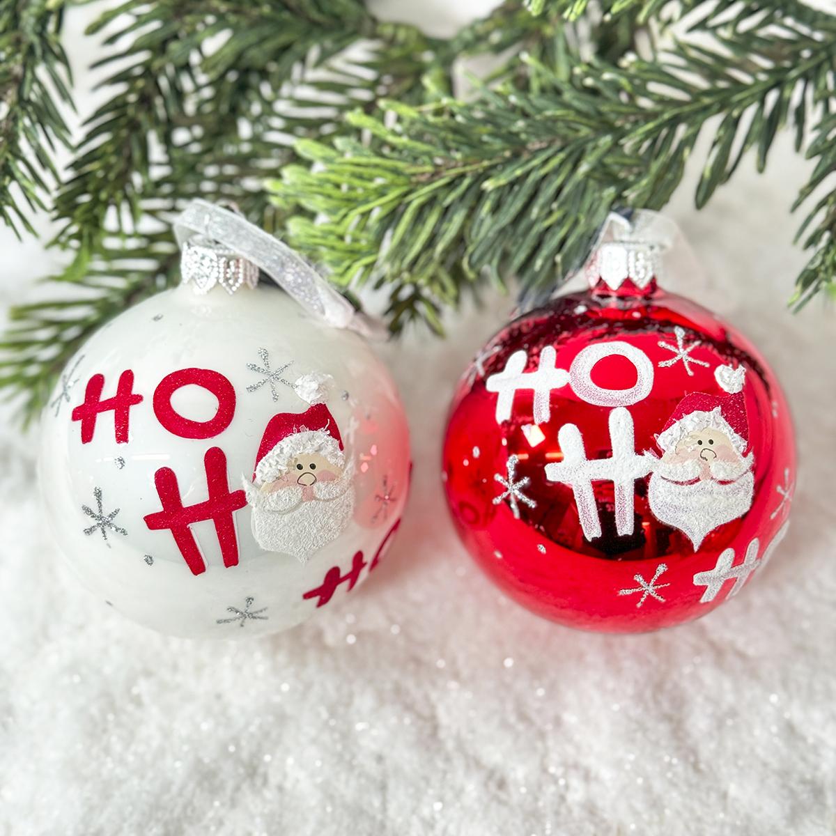 Ho Ho Ho Santa Ornaments