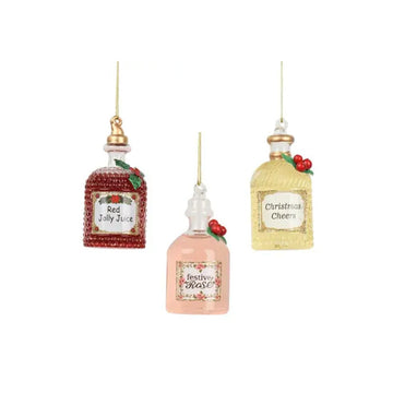 GLASS WINE CARAFE ORNAMENT/3