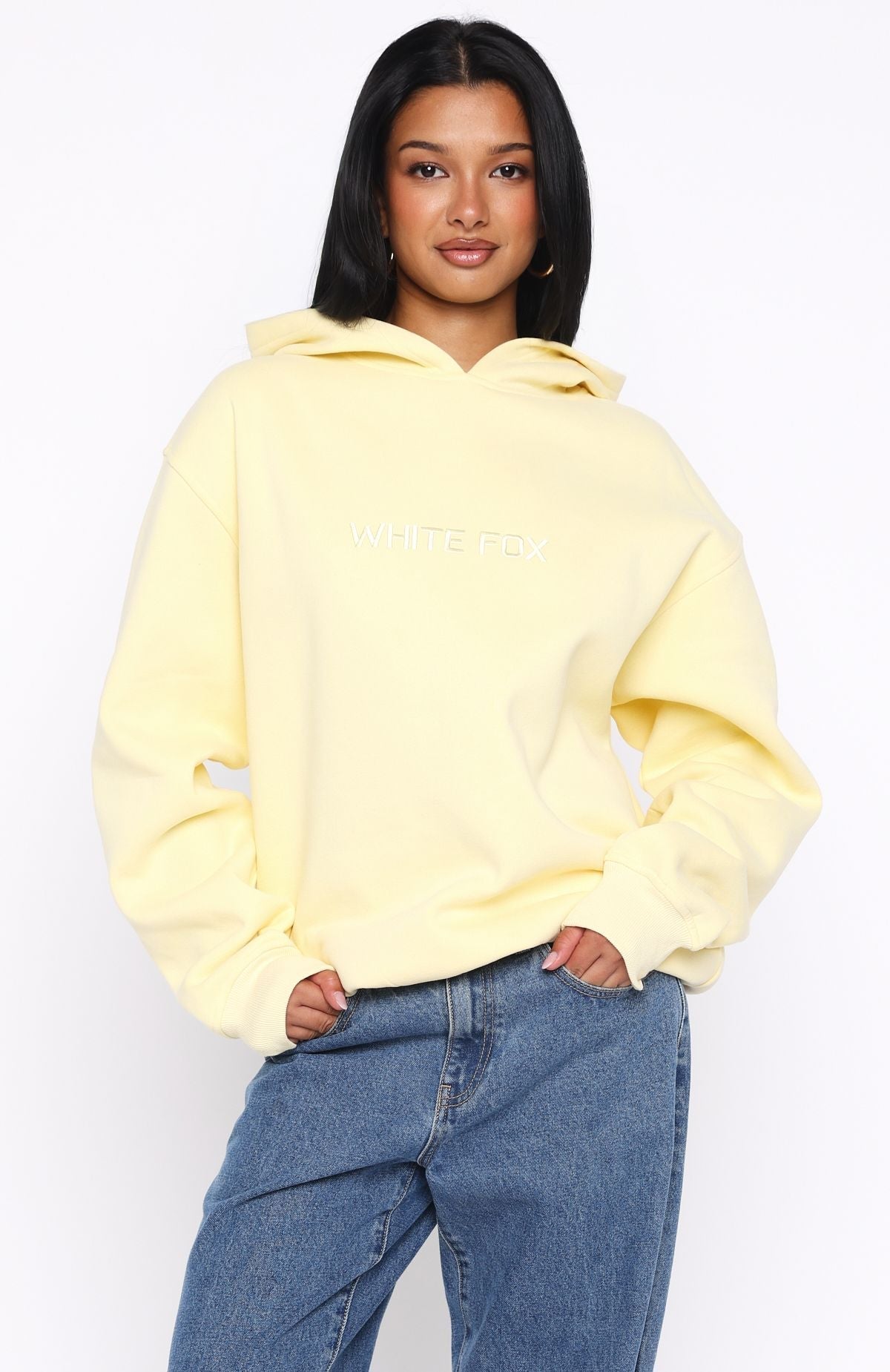 Stay Lifted Oversized Hoodie Lemon