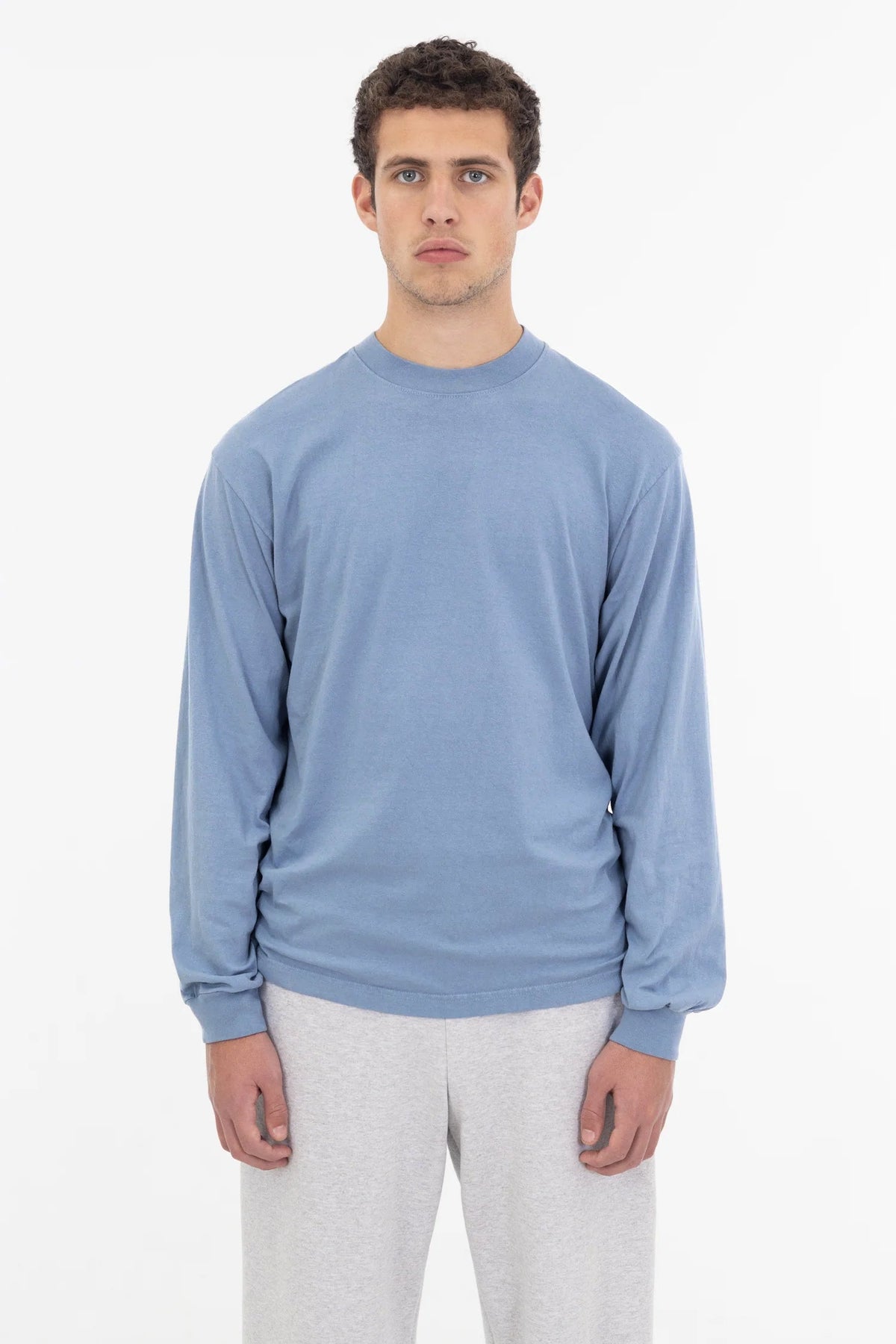 1807GD - 6.5oz Long Sleeve Garment Dye Crew Neck T-Shirt