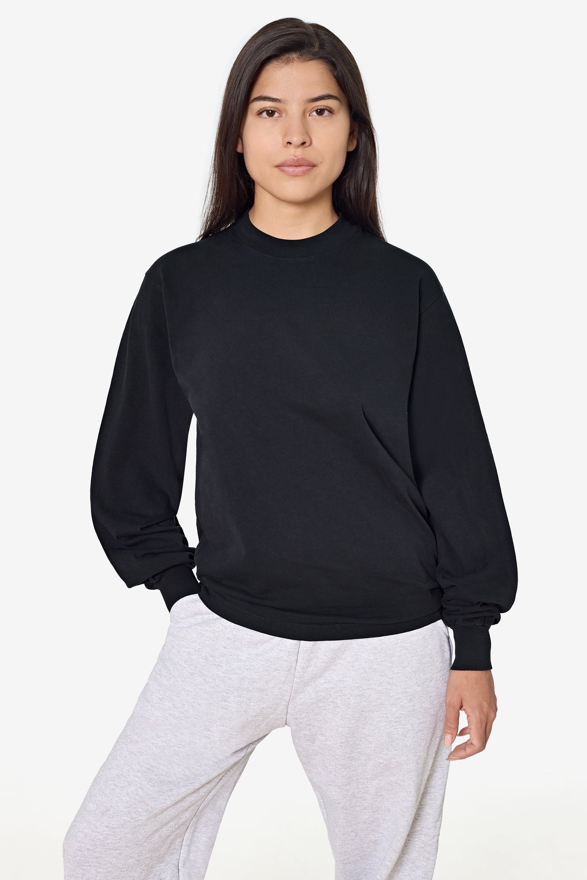 1807GD - 6.5oz Long Sleeve Garment Dye Crew Neck T-Shirt