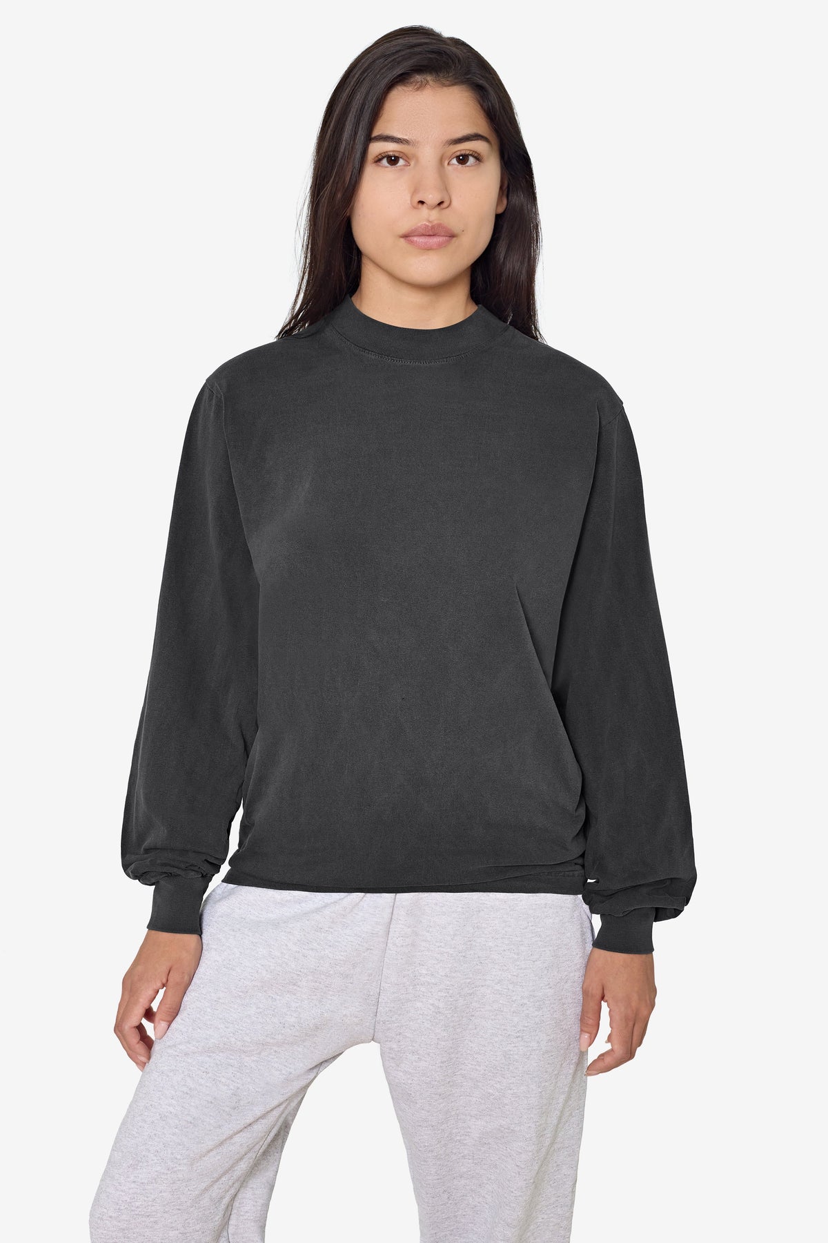1807GD - 6.5oz Long Sleeve Garment Dye Crew Neck T-Shirt