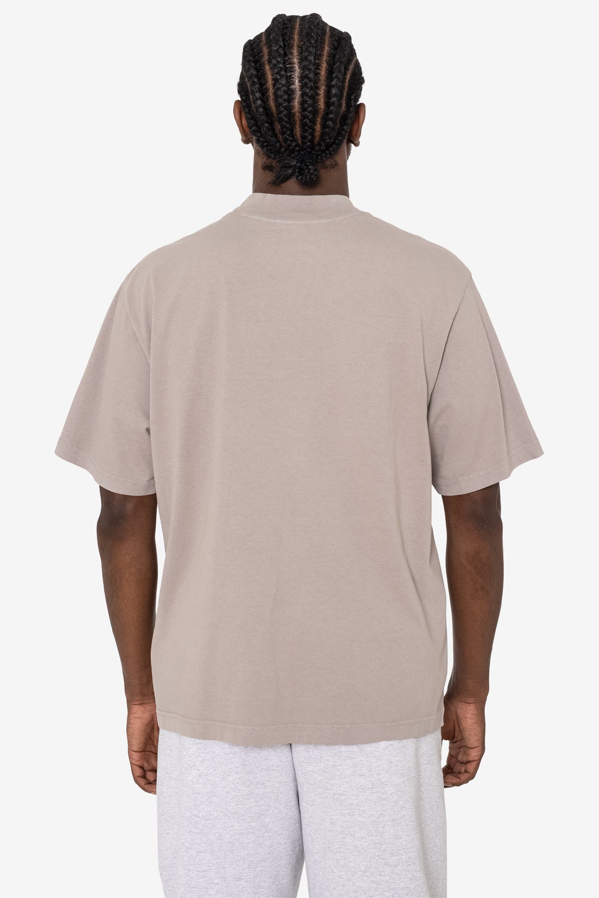 1825GD - Oversized Short Sleeve High Mockneck T-shirt