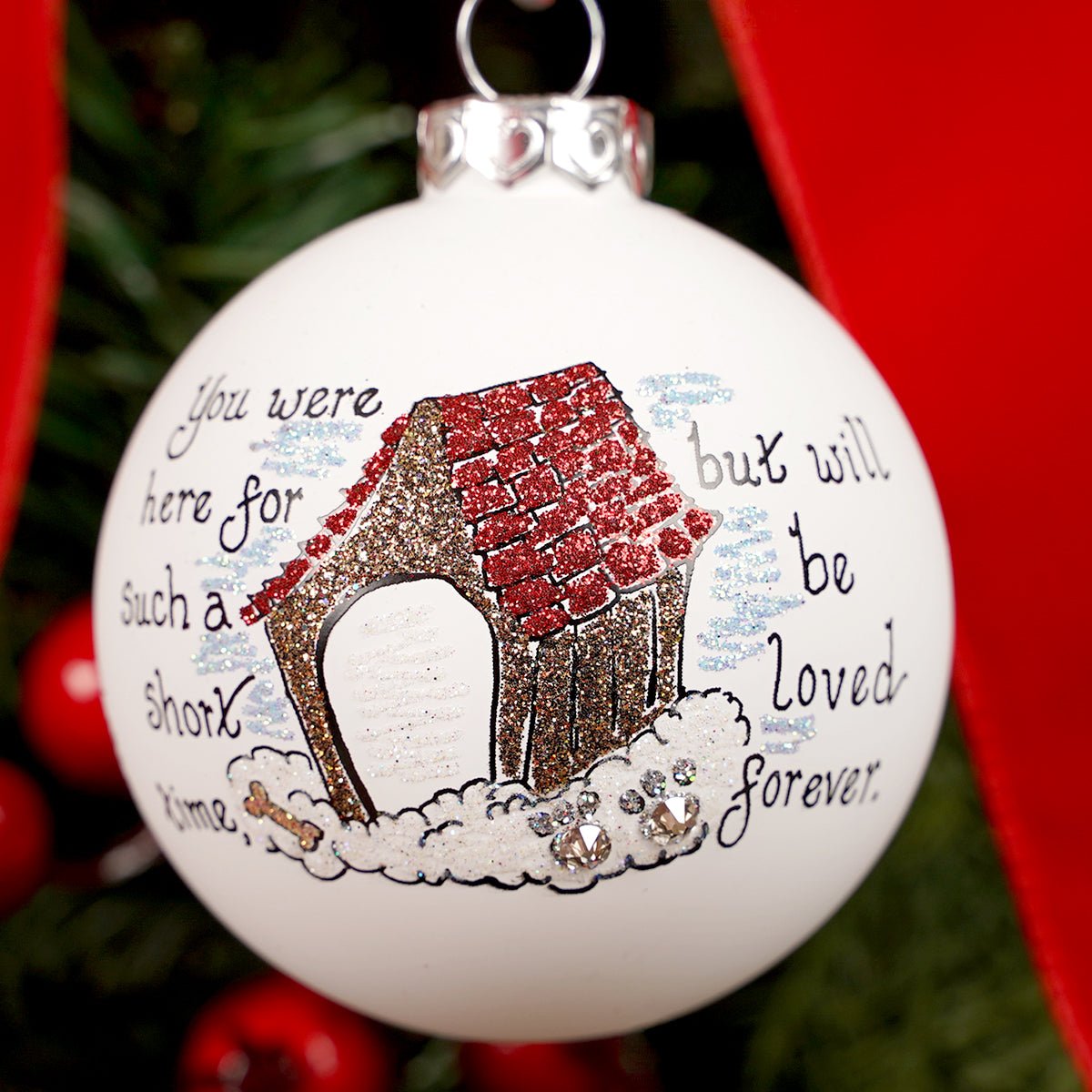 Memorial A Dog Loved Christmas Ornament