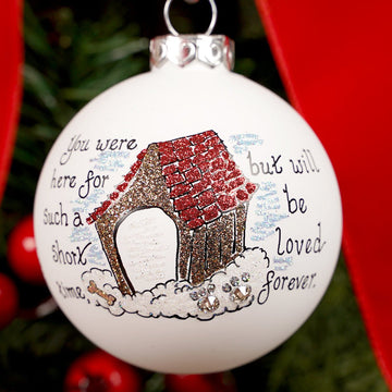 Memorial A Dog Loved Christmas Ornament