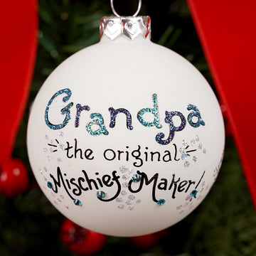 Grandpa Original Mischief Maker Ornament