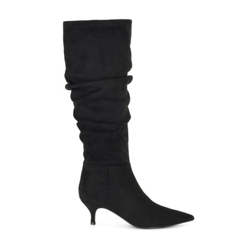 Sawyor Kitten Heel Slouch Boots