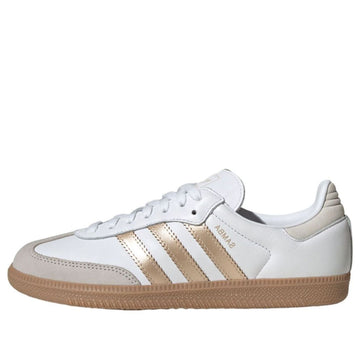 (WMNS) adidas Samba OG 'White Wonder Gold Grey' IH9127