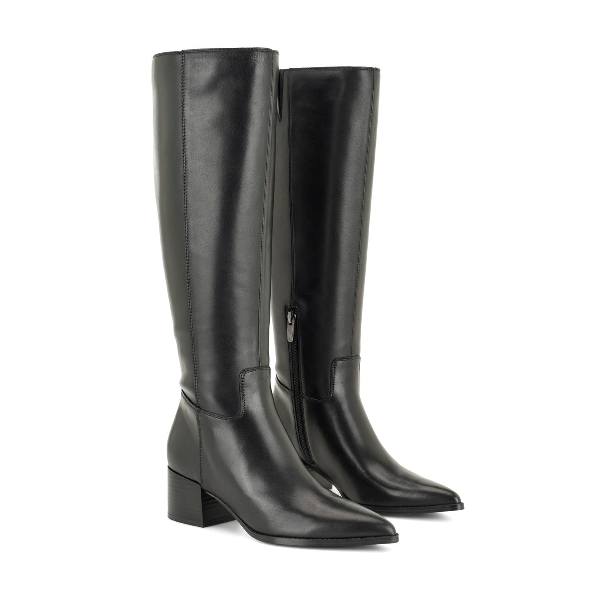 Bridgit Wide Calf Leather Boots