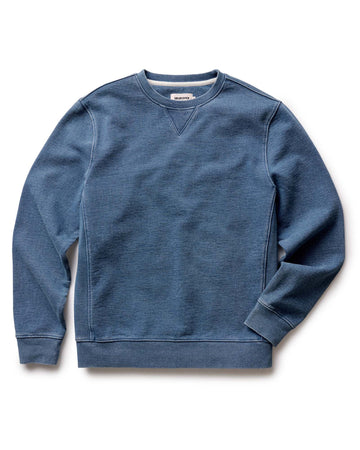 The Sunset Crew in Washed Indigo Terry