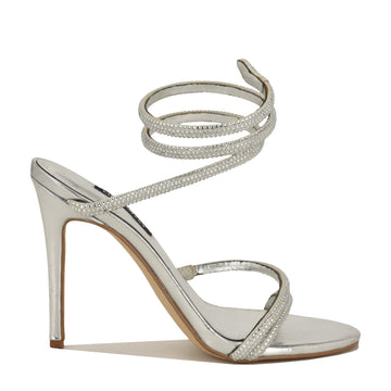 Maskil Ankle Wrap Heeled Sandals