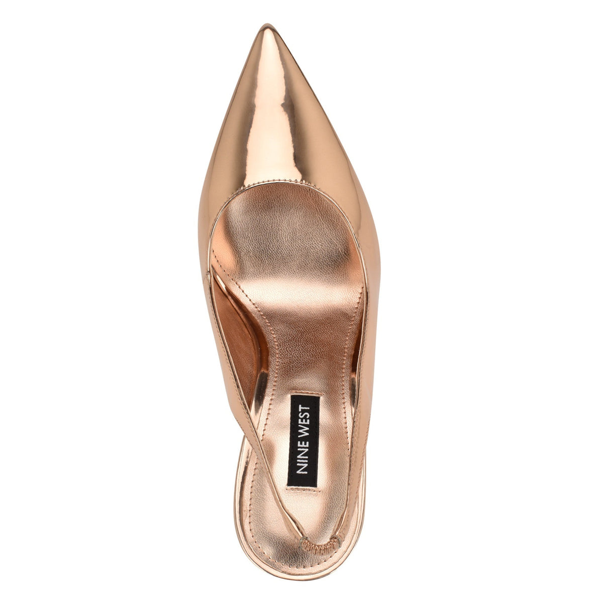Feather Pointy Toe Slingback Pumps