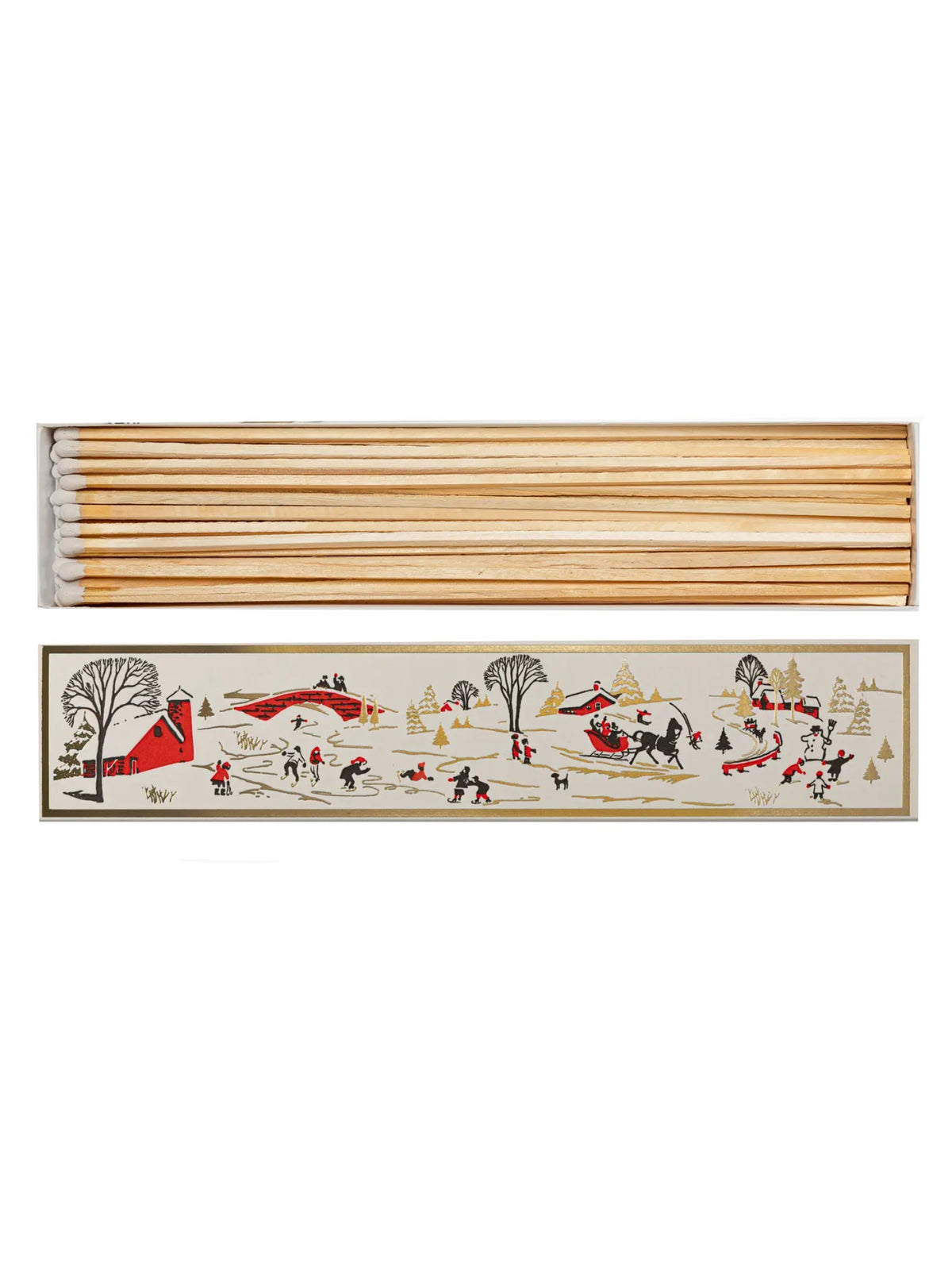 Archivist Gallery Winter Snowscape Long Matchbox