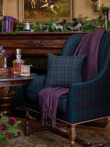 Black Watch Tartan 20 Inch Pillow