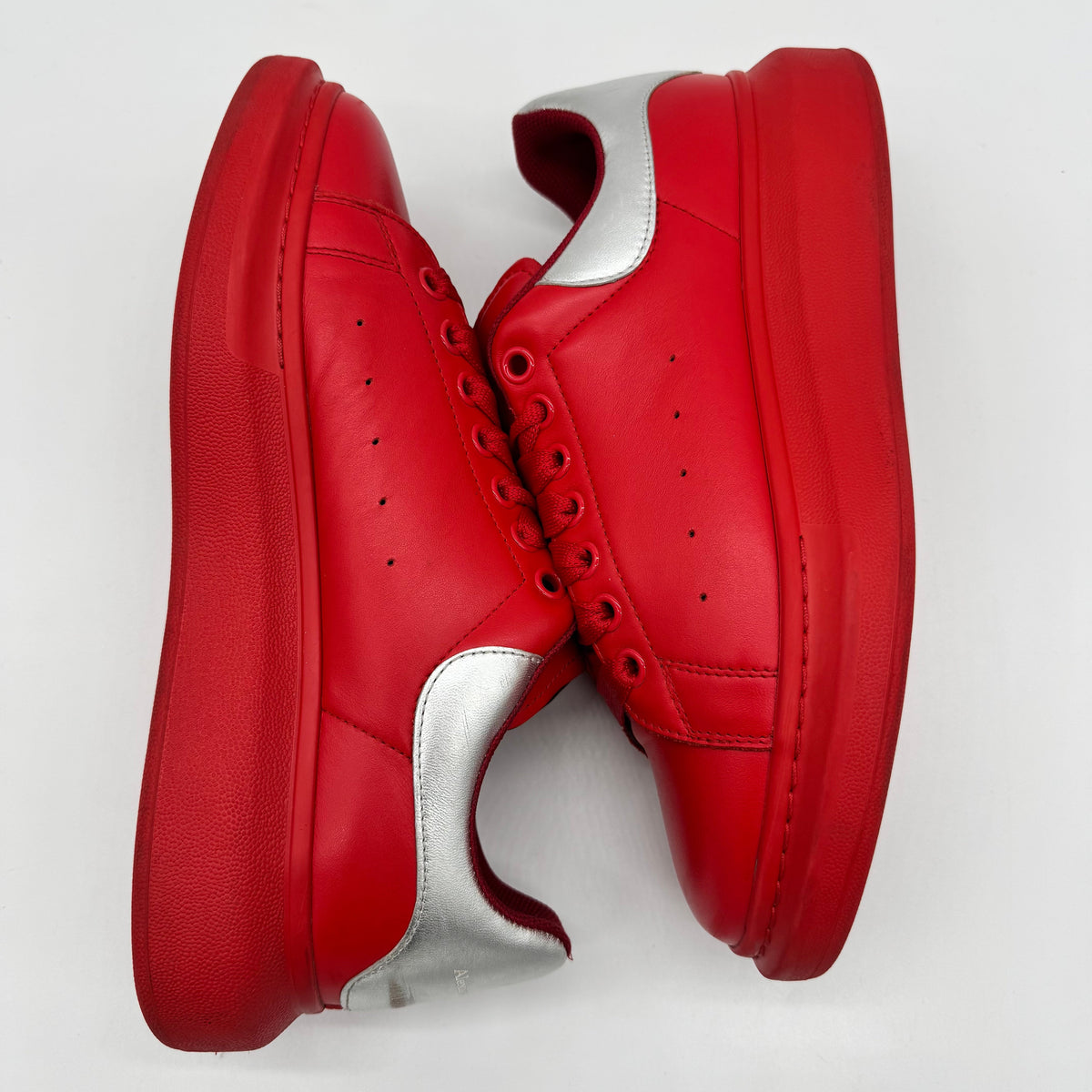 Alexander Mcqueen Red Trainers