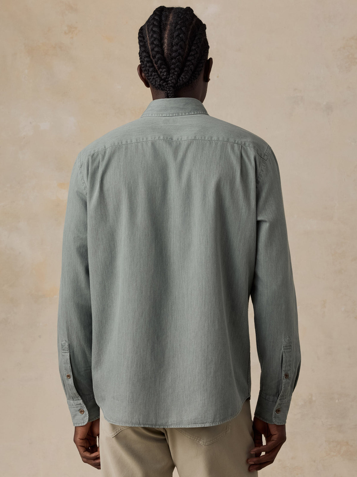 Patina Chambray Shirt - Spruce