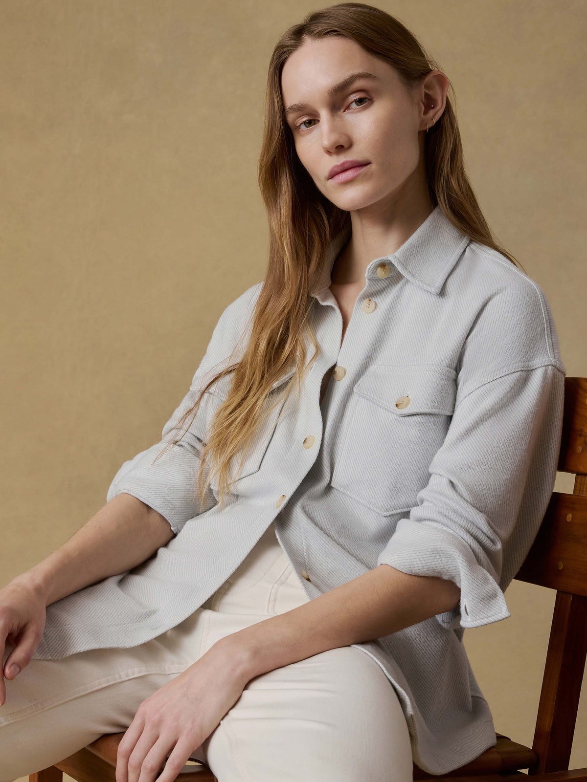 Legend Sweater Overshirt - Rain Cloud Twill