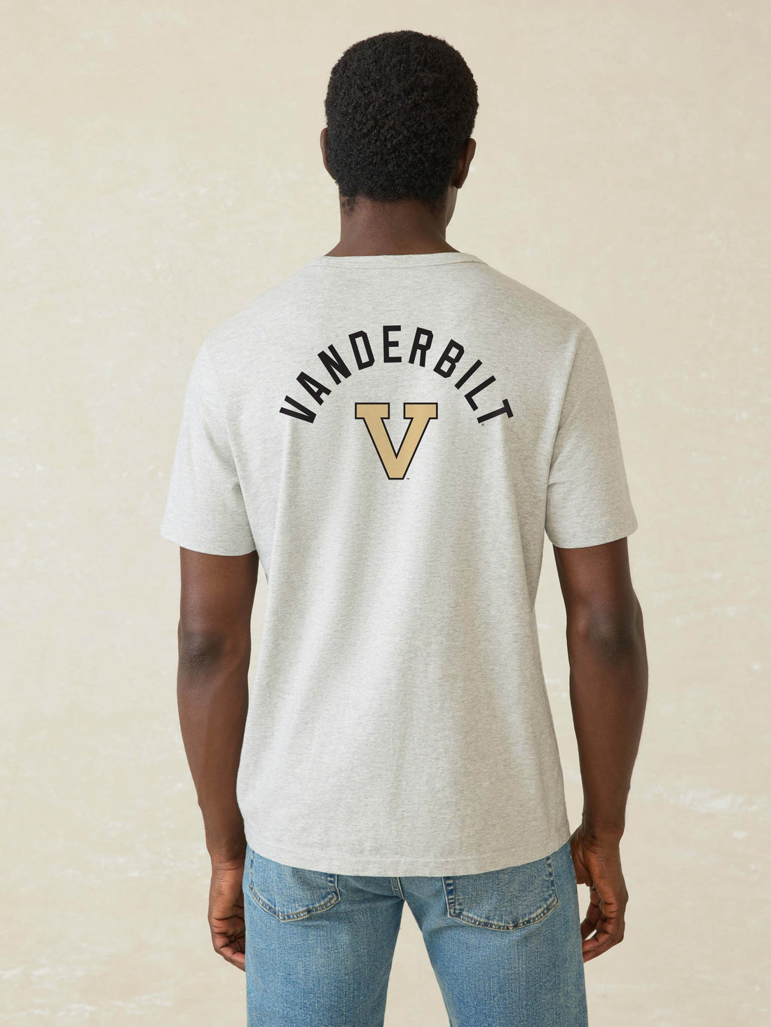 Vanderbilt University Sunwashed Regenerative Pocket Tee - Granite Heather