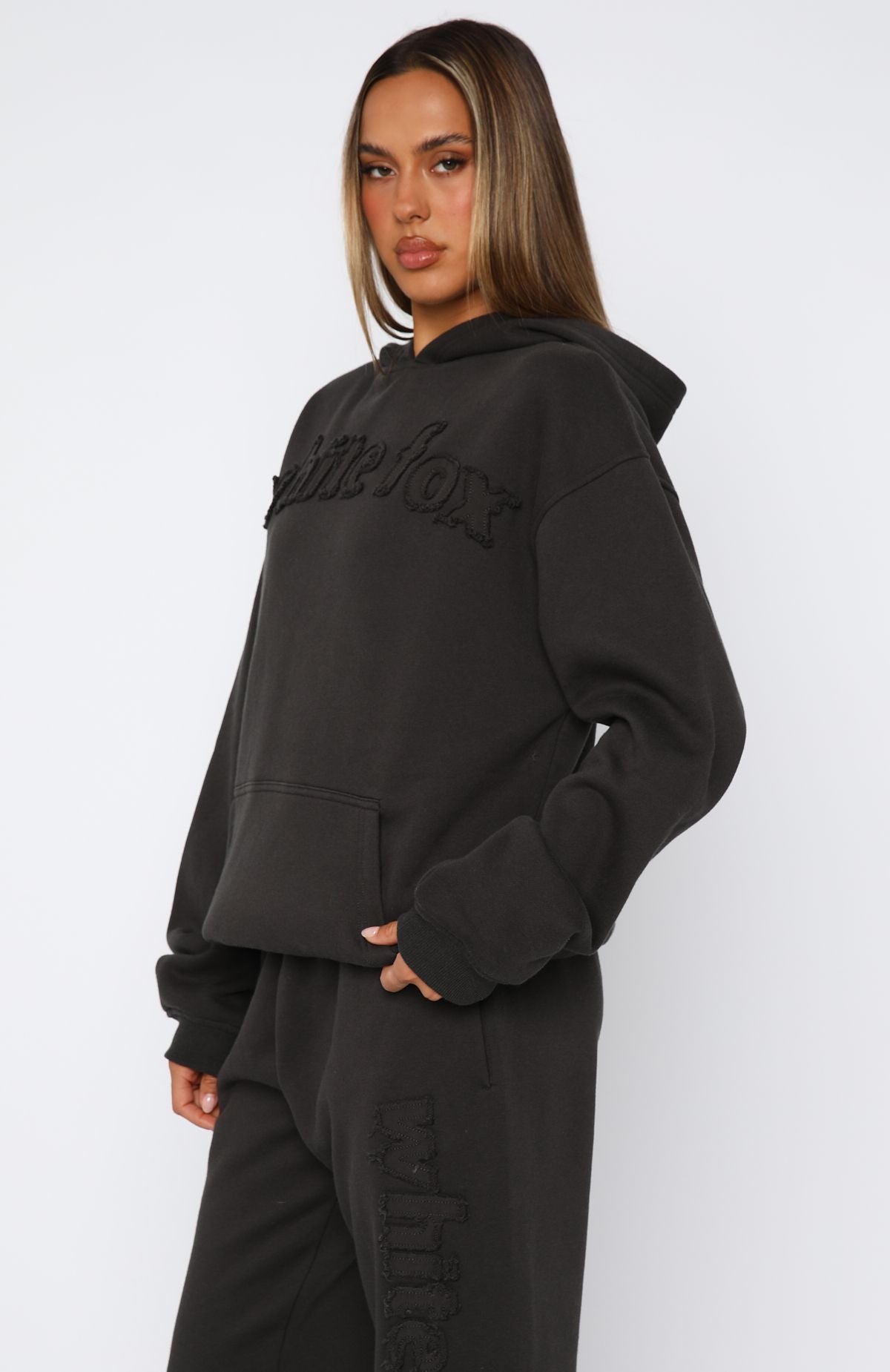 From The Archives Lexi Oversized Hoodie Charcoal
