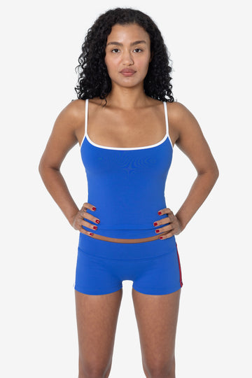 RAW311-WC - Contrast Performance Spaghetti Tank