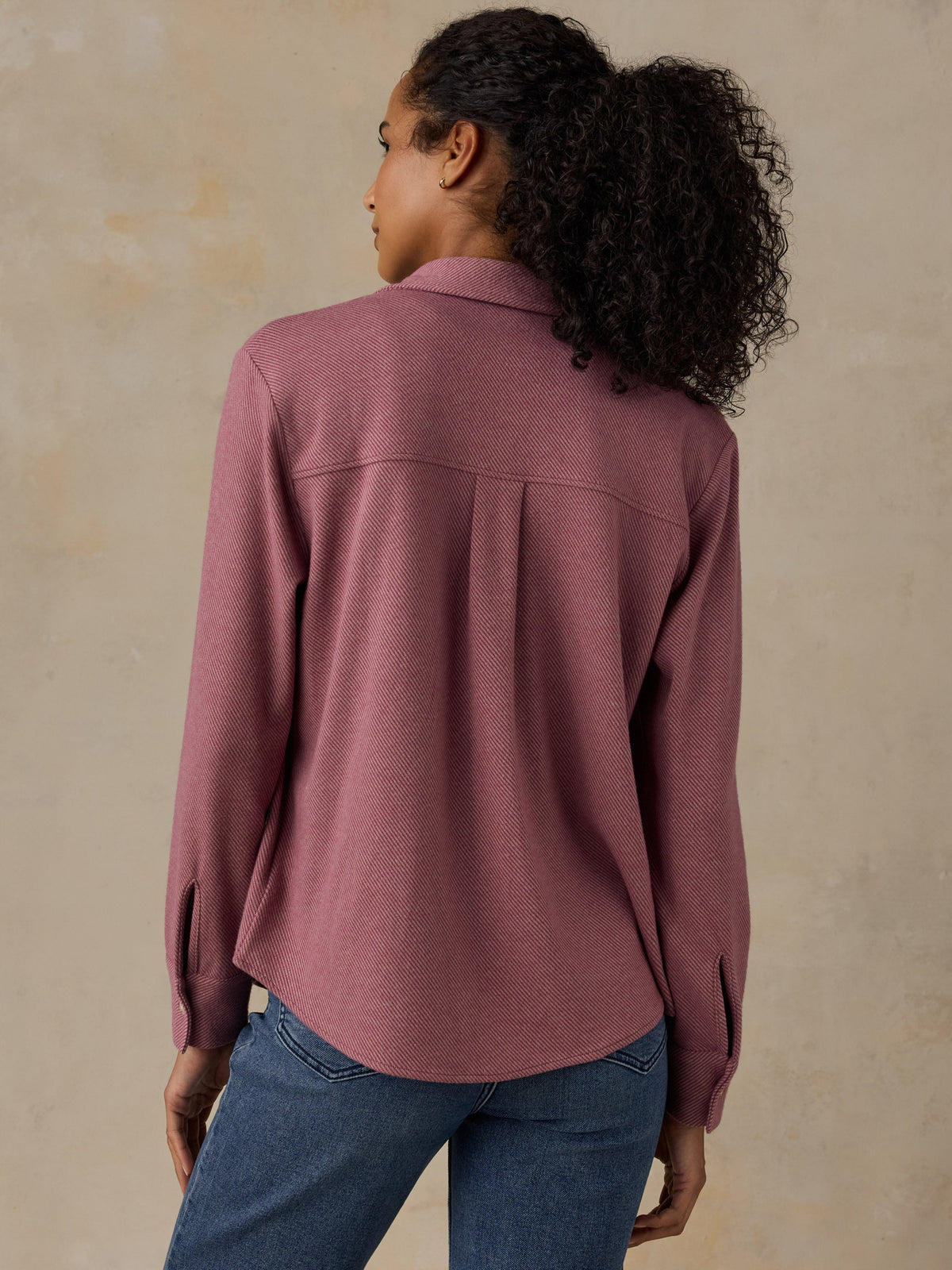 Legend Sweater Classic Shirt - Rose Twill