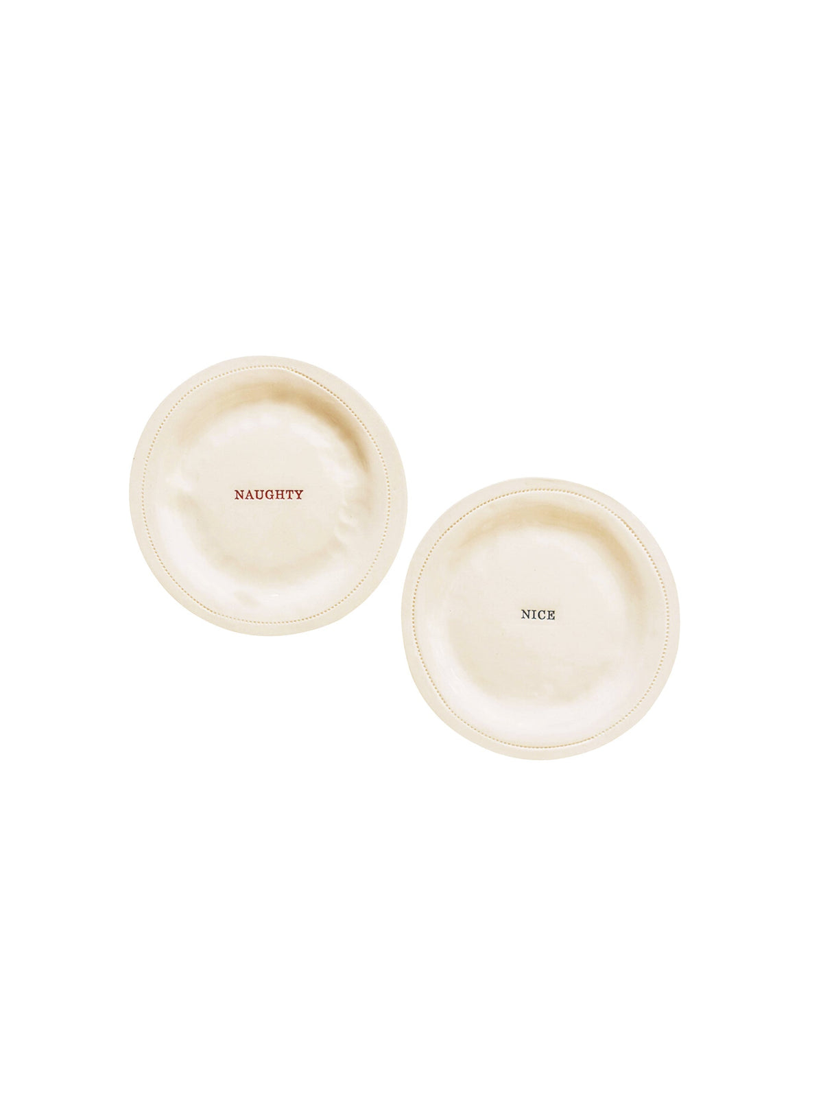 Naughty & Nice CanapŽ Plates