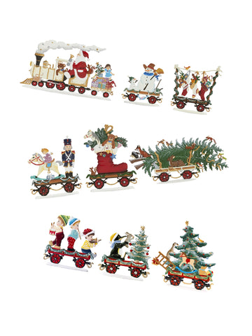 Wilhelm Schweizer Pewter Christmas Train