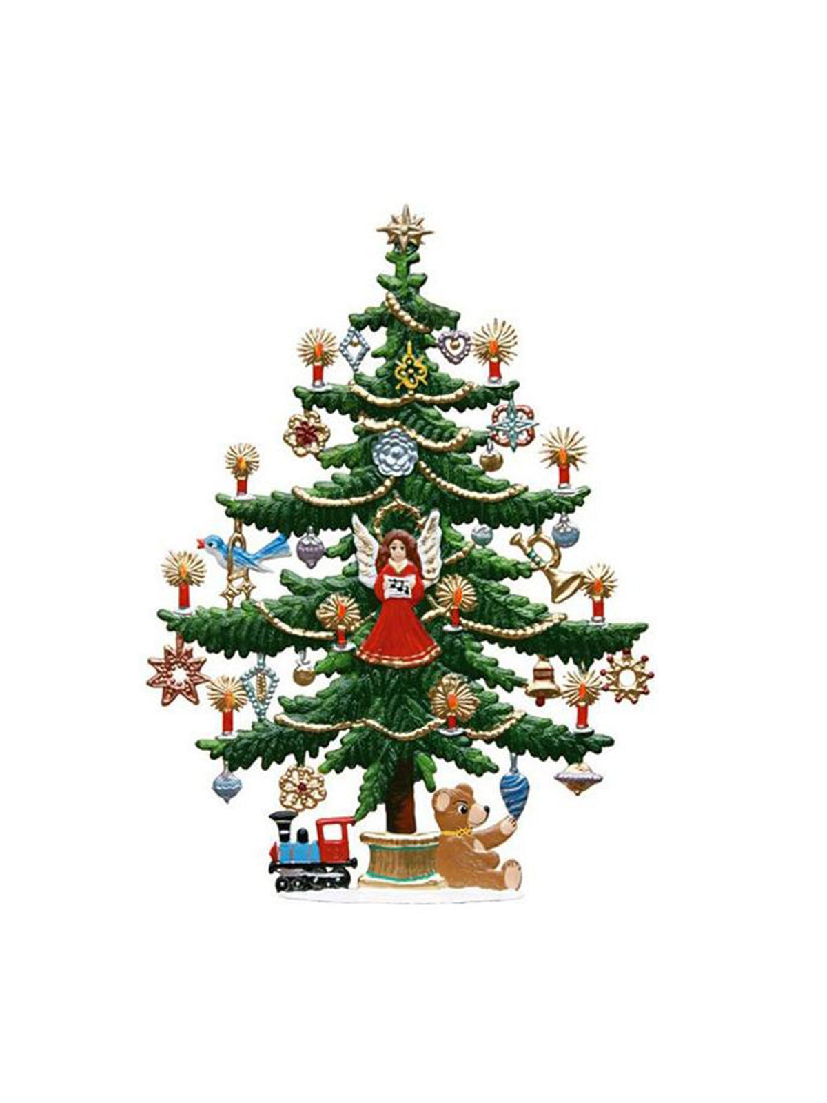 Wilhelm Schweizer Pewter Decorated Christmas Tree