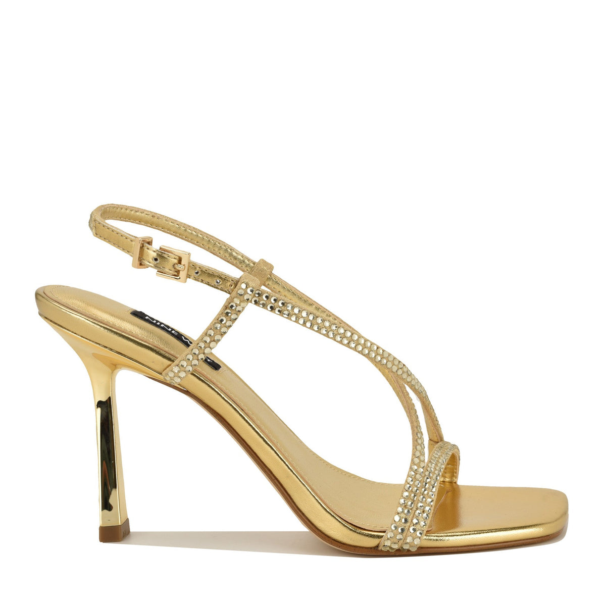 Vallan Strappy Rhinestone Sandals