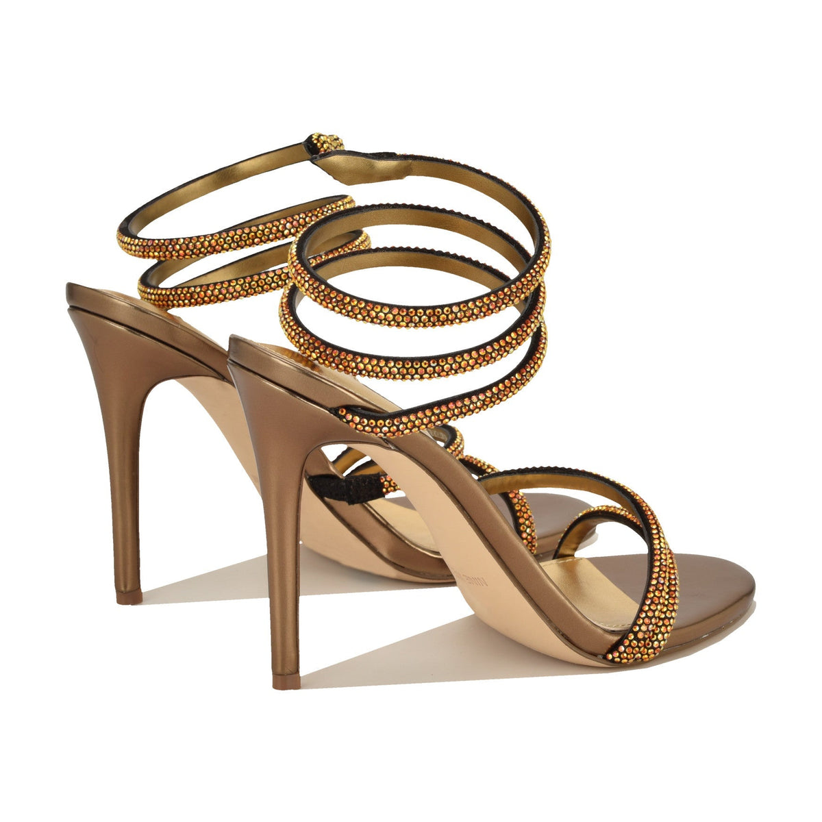 Maskil Ankle Wrap Heeled Sandals