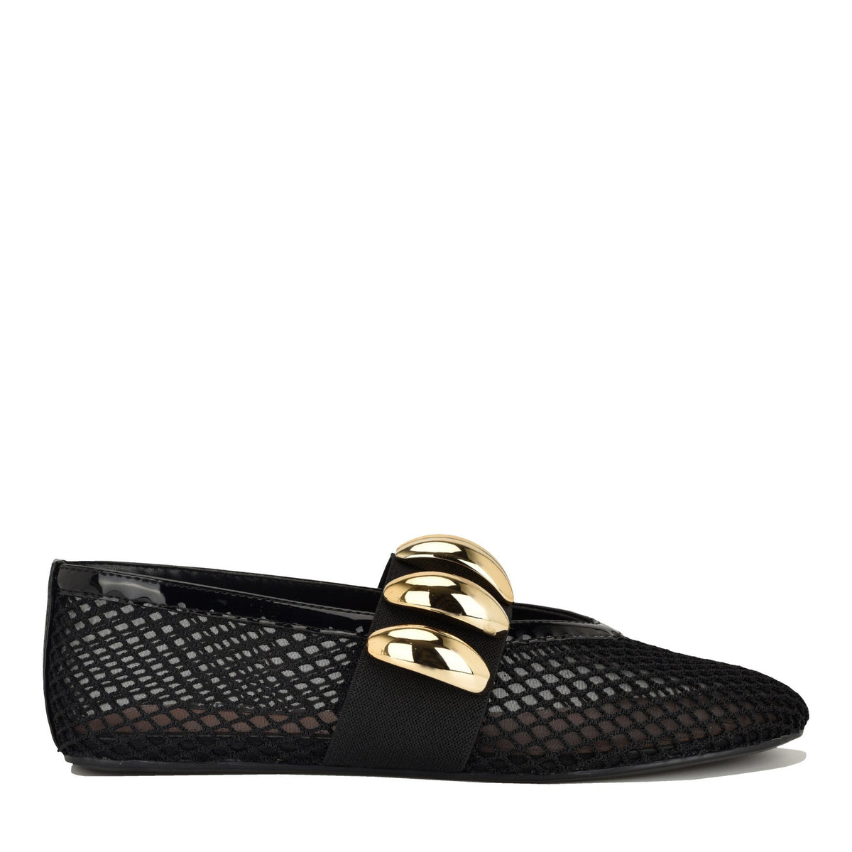 Dorra Mesh Mary Jane Ballet Flats