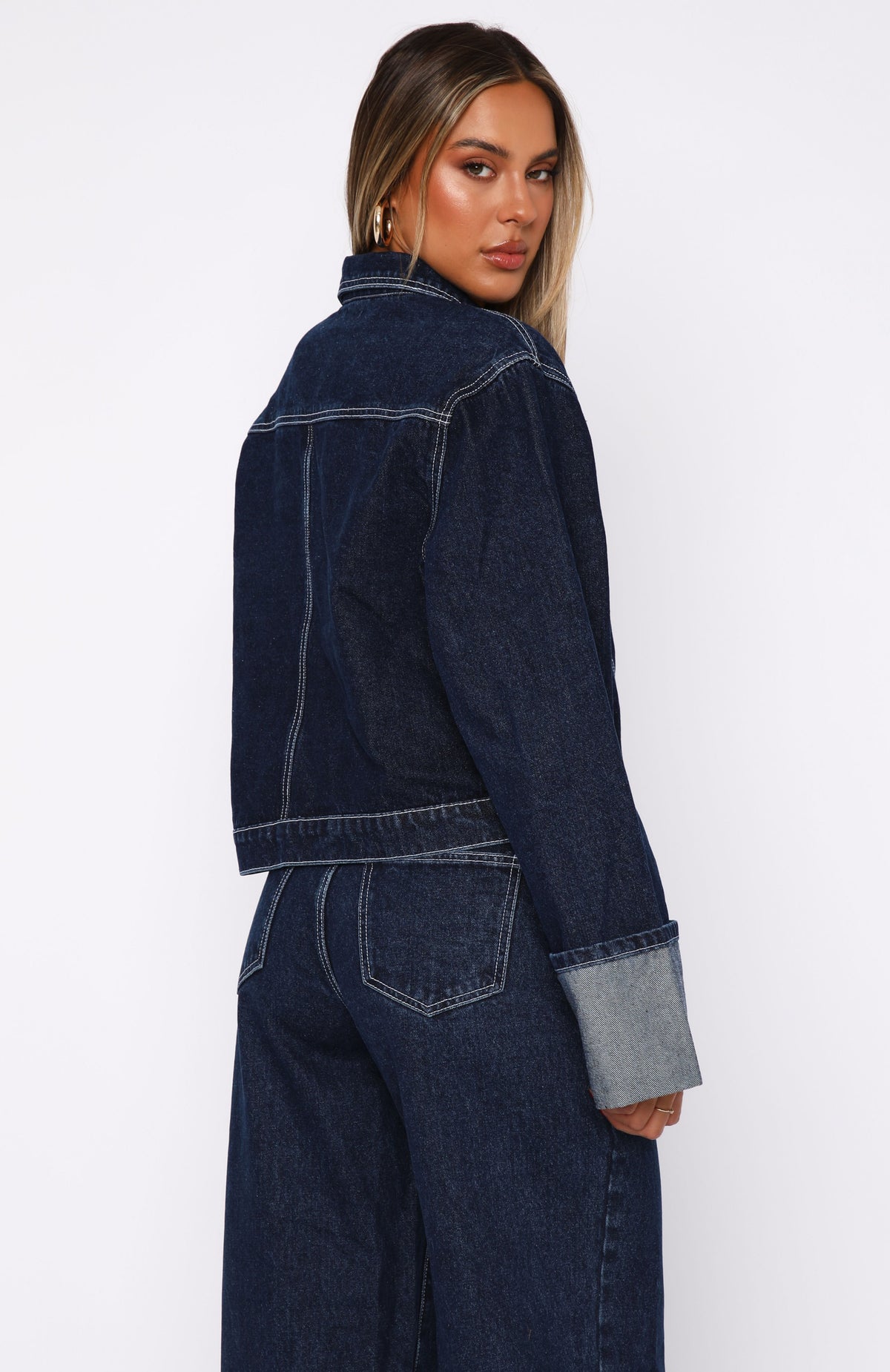 Charlotte Denim Jacket Dark Indigo Wash