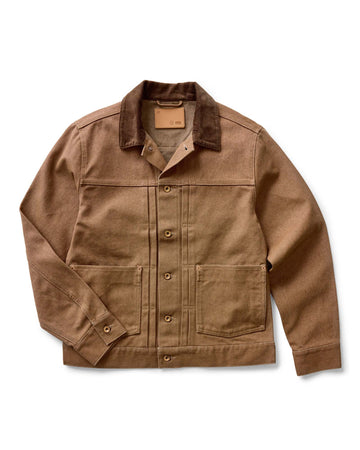 The Ryder Jacket in Tobacco Chipped Canvas