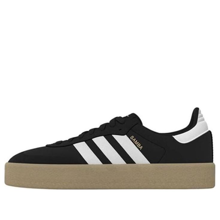 (WMNS) adidas Samba 2.0 'Black White Gum' ID0436