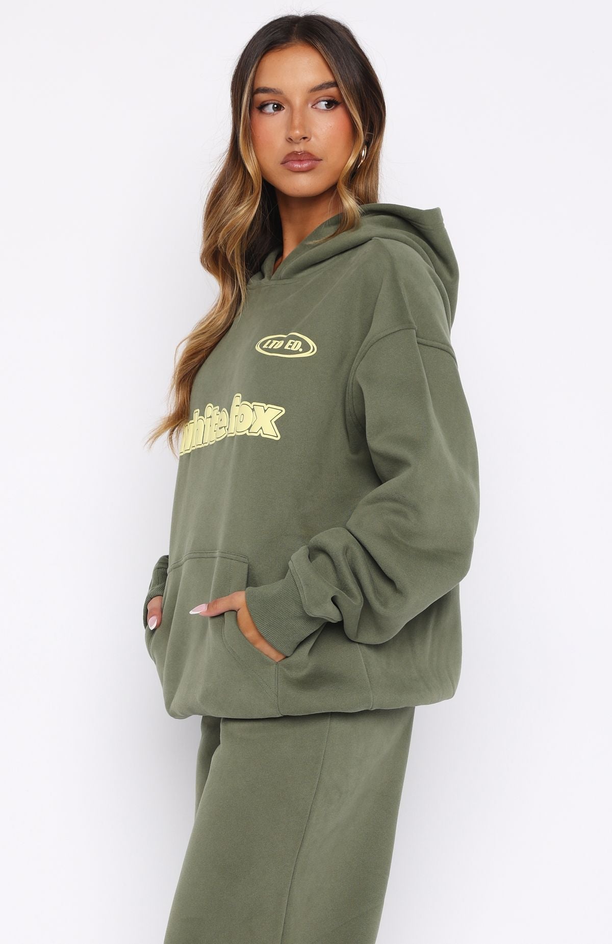Ready To Go Oversized Hoodie Khaki