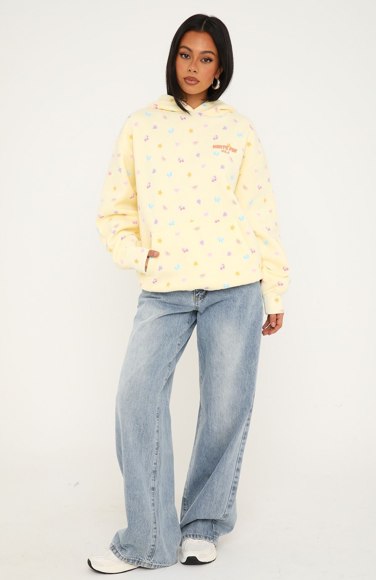 Vol. 2 Printed Oversized Hoodie Lemon